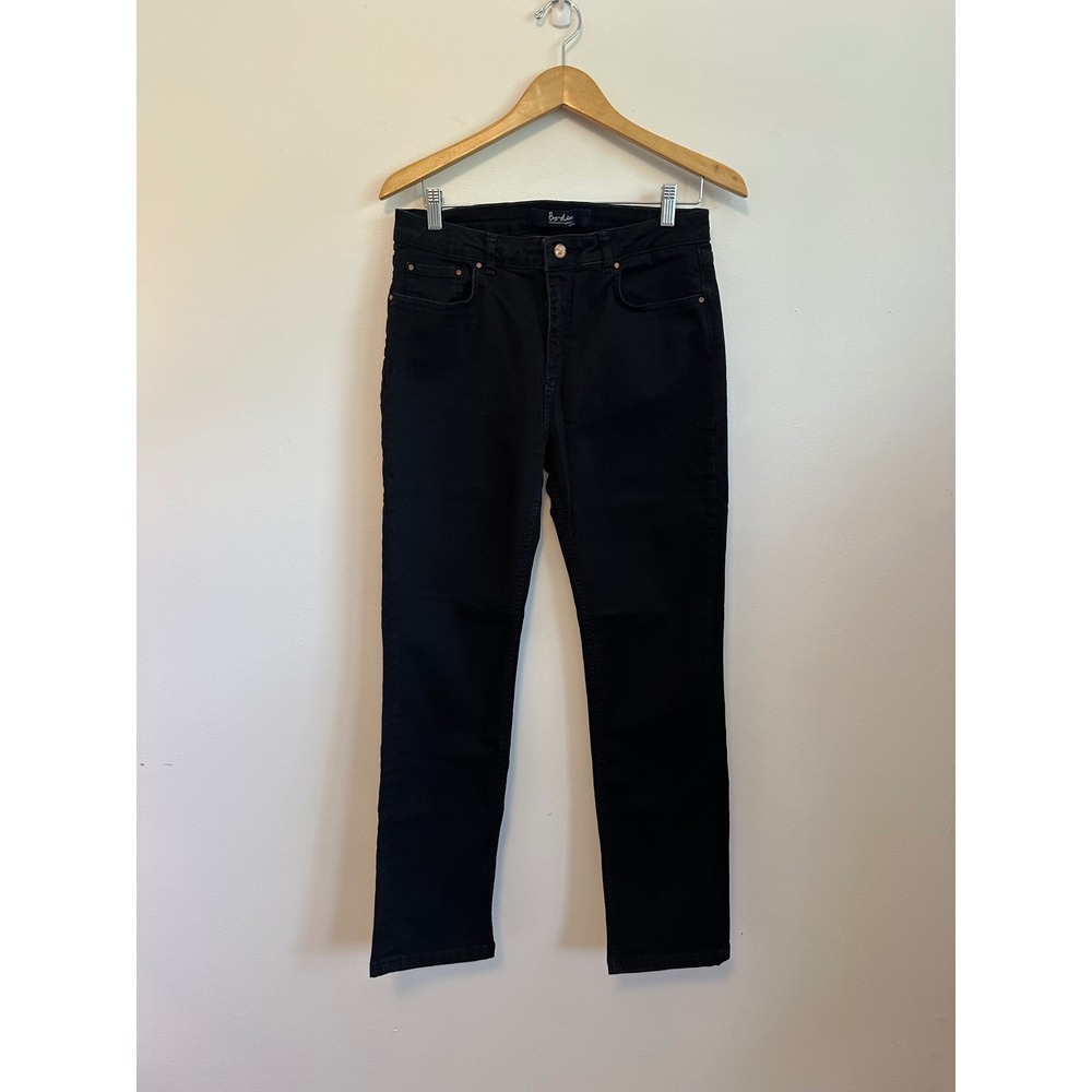 Boden Black Straight Leg Stretch Jeans | Size 31